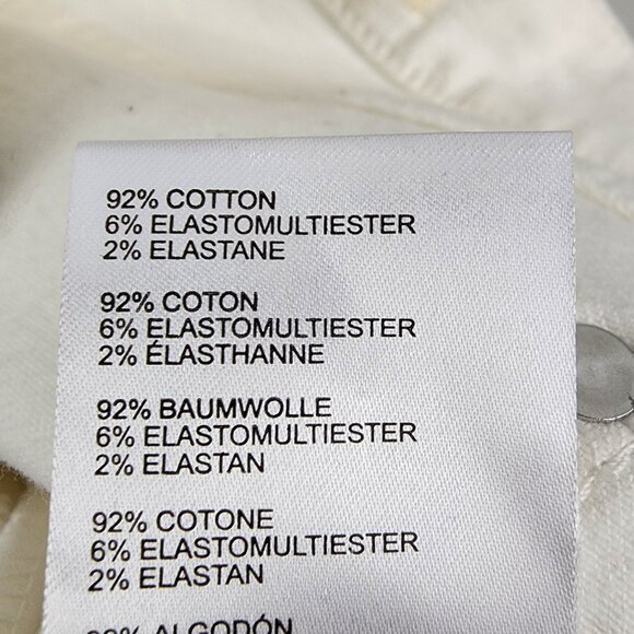 Pilcro & The Letterpress Jeans Womens 30x29 White Distressed Slim Boyfriend NWT - Picture 12 of 14